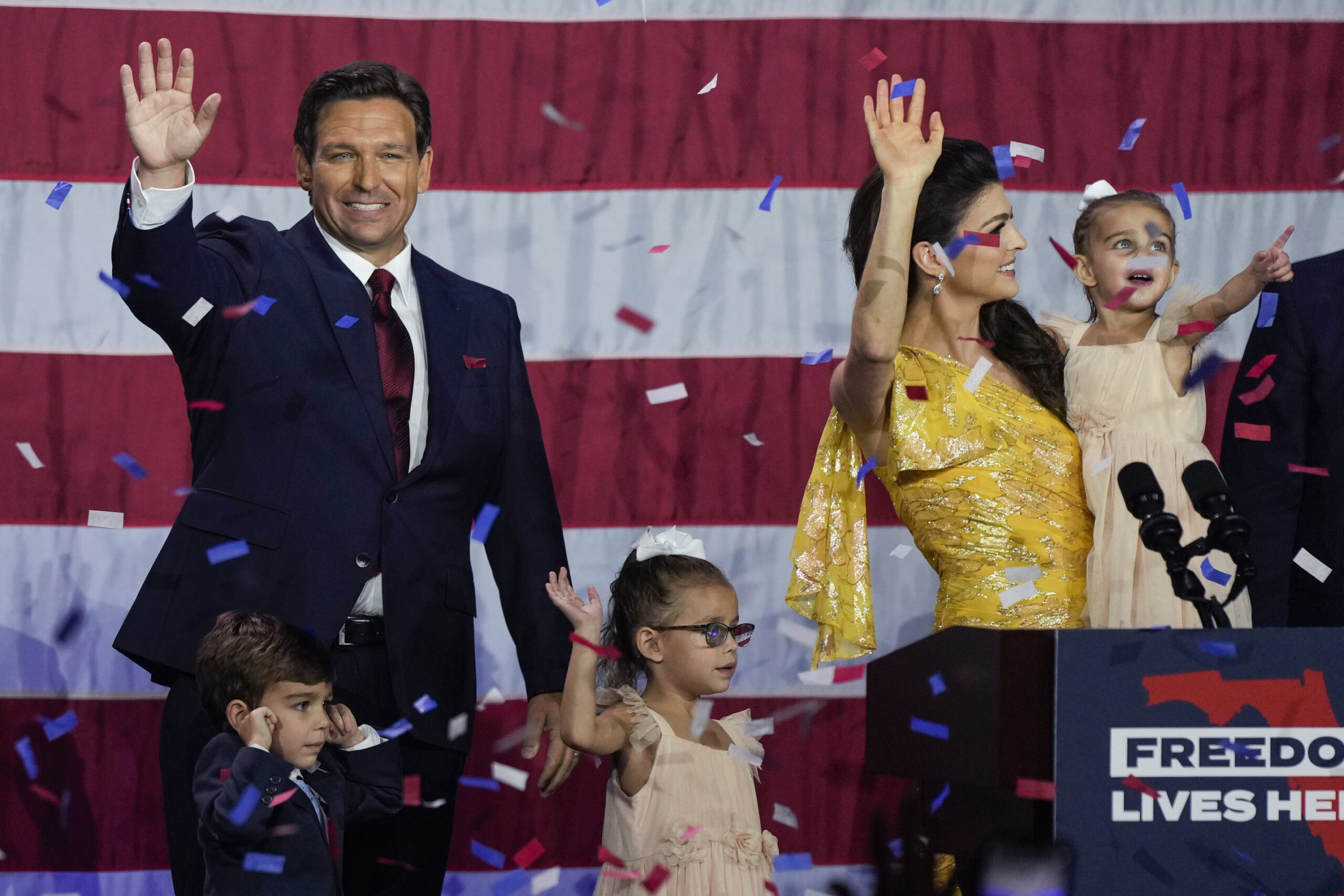 Ron DeSantis Governor of Florida and his family